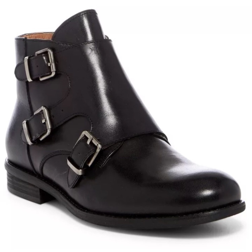 MENS MOD BLACK BOOTS HIPSTER VINTAGE FOUNDRY